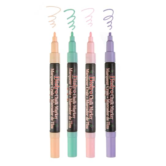 6 Packs: 4 ct. (24 total) Marvy® Uchida Bistro Fine Point Pastel Chalk Markers